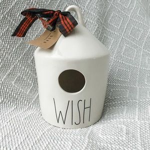 Rae Dunn WISH birdhouse